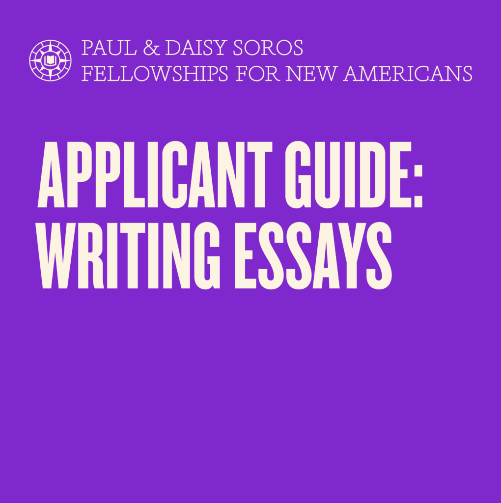 Applicant Guide: Writing Essays