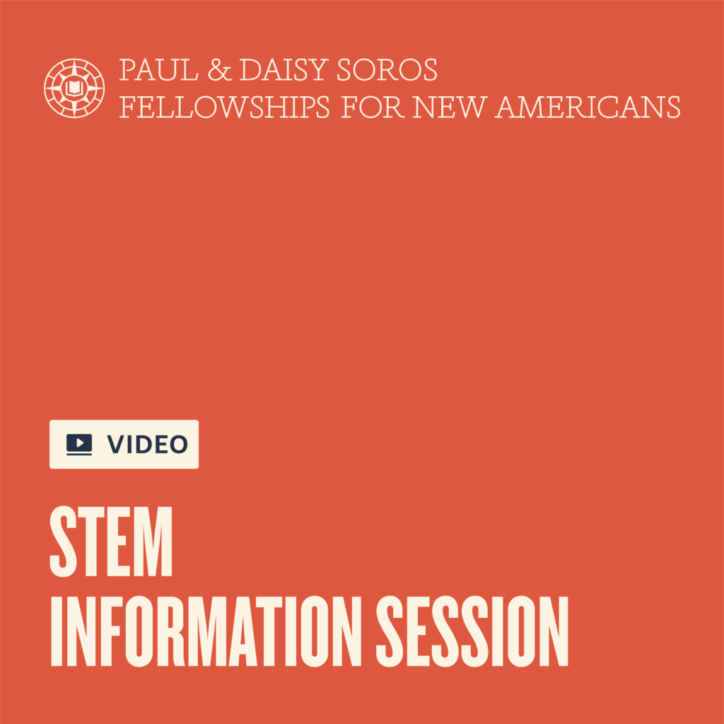 STEM Information Session - orange graphic