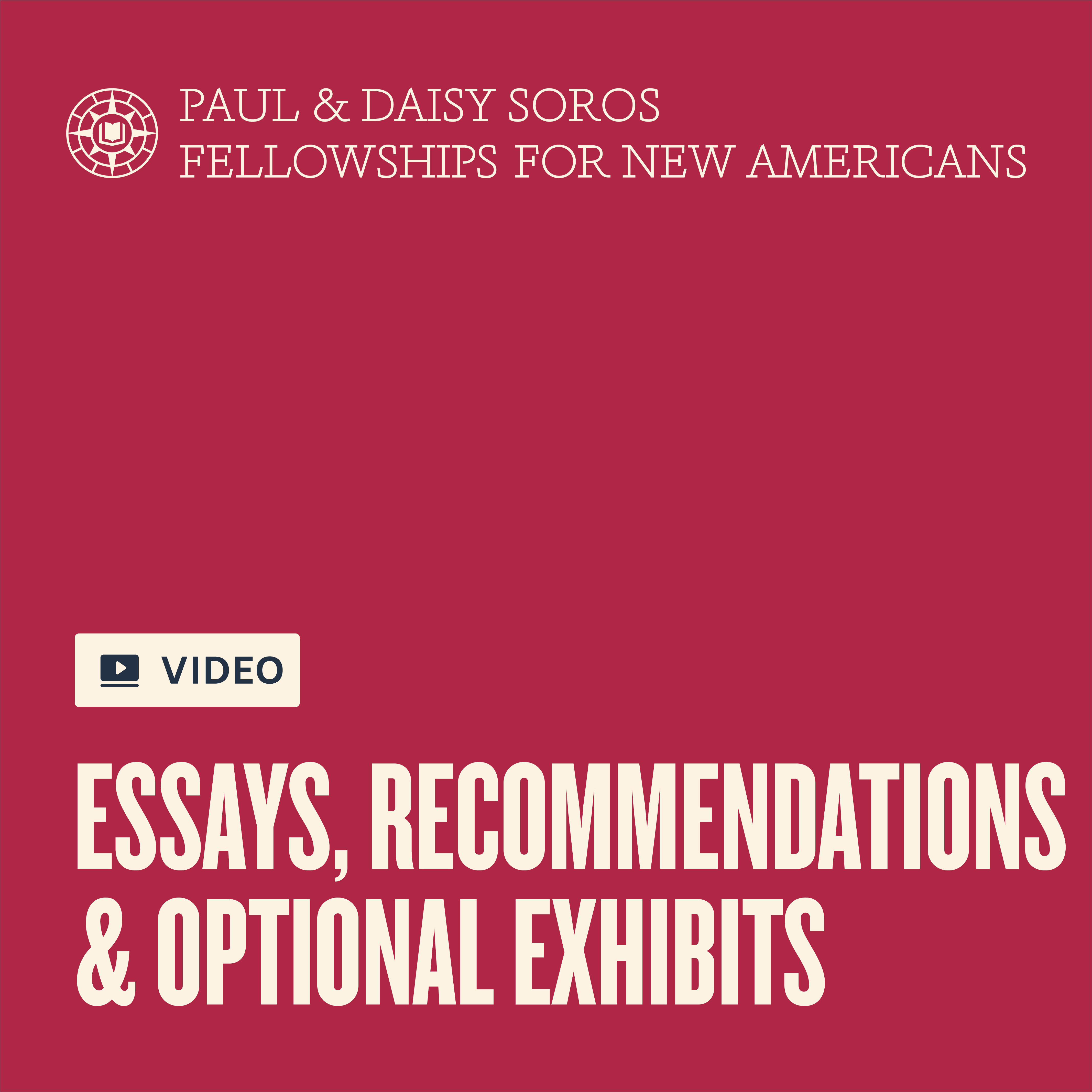 Video: Essays, Recommendations & Optional Exhibits