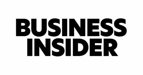 "Business Insider" logo (black block text on white background)